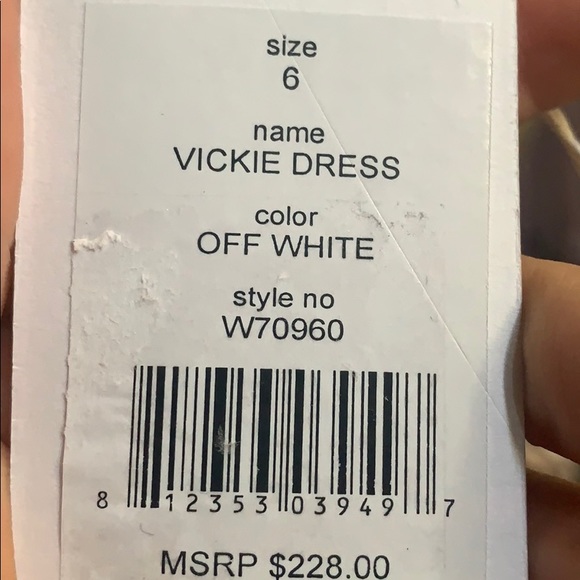 Walter Baker dress off white sizes.6 - Picture 5 of 9